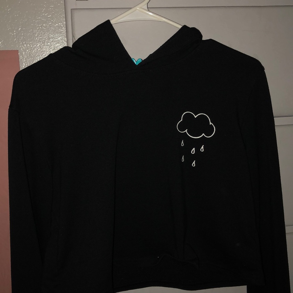 Cropped hoodie